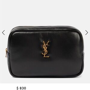 NWT Yves Saint Laurent Black Makeup Bag
